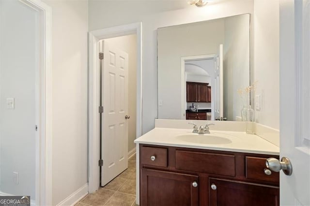 1147 Scenic Park Trl, Lawrenceville, GA 30046 - bathroom featuring vanity and tile patterned floors