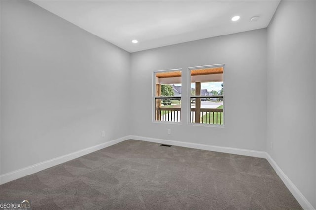 5719 Calm Vly, Flowery Branch, GA 30542 - carpeted empty room featuring recessed lighting and a smoke detector
