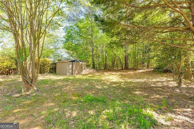 179 Glynn Addy, Stockbridge, GA 30281 - view of yard with a storage shed