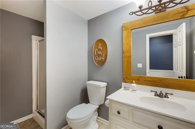 13520 Providence Lk, Alpharetta, GA 30004 - full bath featuring vanity and a stall shower