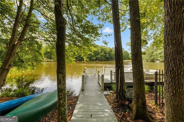 13520 Providence Lk, Alpharetta, GA 30004 - dock with a water view