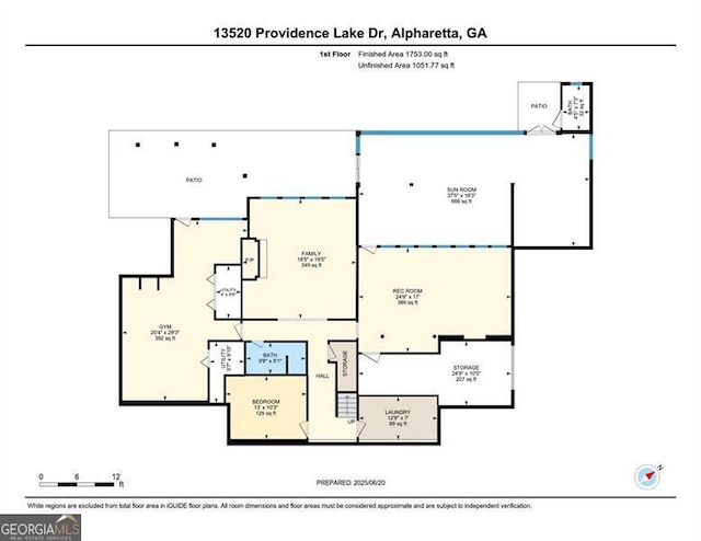 13520 Providence Lk, Alpharetta, GA 30004 - view of property floor plan