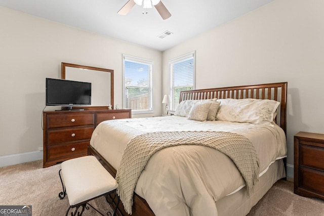 2844 Bluestone Dr SW, South Fulton, GA 30331 - carpeted bedroom with baseboards and a ceiling fan