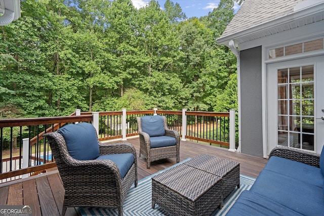 9125 Patrick Pl, Winston, GA 30187 - view of deck