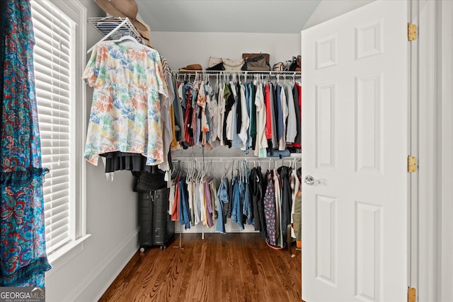 9125 Patrick Pl, Winston, GA 30187 - spacious closet with wood finished floors