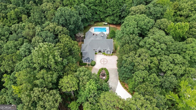 9125 Patrick Pl, Winston, GA 30187 - view of subject property featuring a heavily wooded area