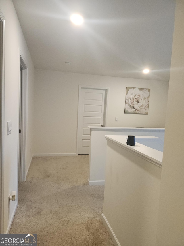 160 Grafton St, Hampton, GA 30228 - hall with carpet floors and recessed lighting