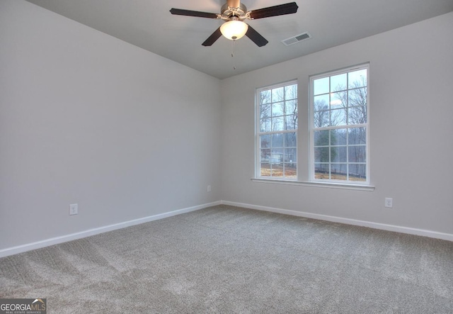 117 Greenview Ct Unit 1302, Homer, GA 30547 - carpeted spare room featuring baseboards and ceiling fan
