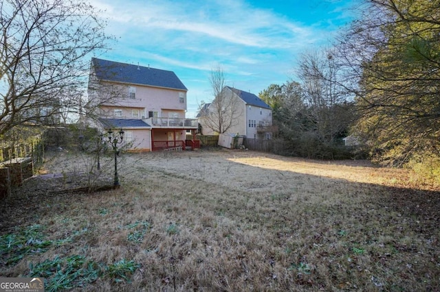 860 Sweet Mill Ln, Lawrenceville, GA 30045 - view of yard with a balcony