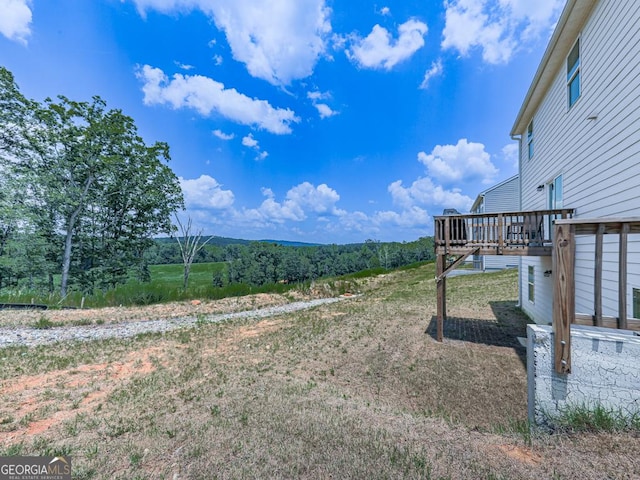 520 Pemberton St, Euharlee, GA 30145 - view of yard featuring a deck