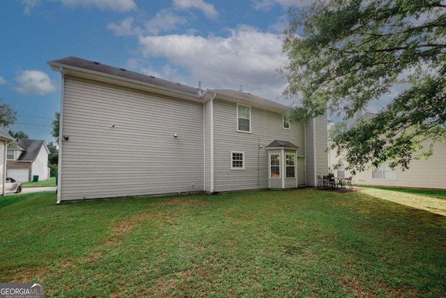1964 Cutters Mill Way, Lithonia, GA 30058 - rear view of house featuring a yard