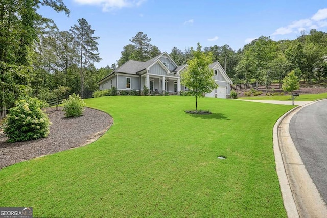 287 Flower Farm Dr, Acworth, GA 30101 - craftsman-style home with board and batten siding and a garage
