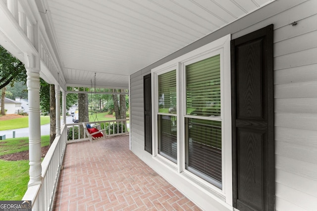 1655 Oak Crest Ct, Marietta, GA 30066 - view of covered porch