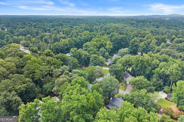 1655 Oak Crest Ct, Marietta, GA 30066 - drone / aerial view of a heavily wooded area