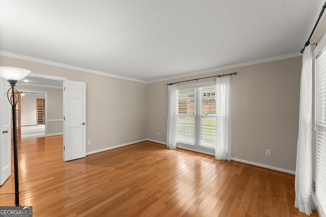 1655 Oak Crest Ct, Marietta, GA 30066 - unfurnished bedroom featuring ornamental molding and light wood finished floors