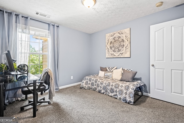3832 Augustine Pl, Rex, GA 30273 - bedroom with carpet and a textured ceiling