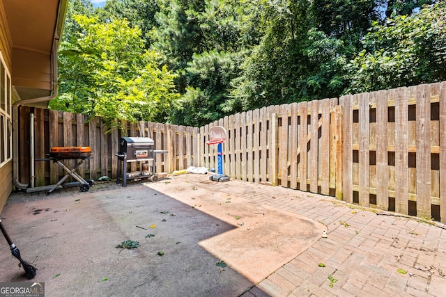 3832 Augustine Pl, Rex, GA 30273 - view of patio with grilling area