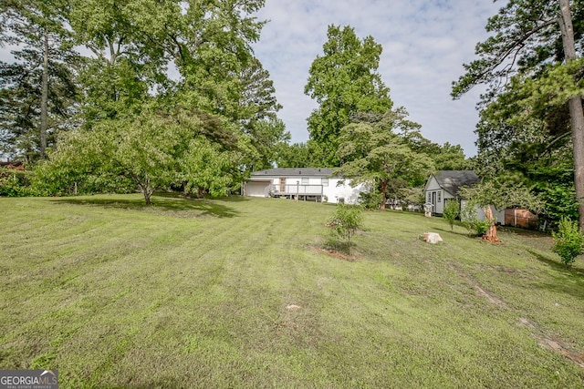 7144 Carolyn Cir, Lithia Springs, GA 30122 - view of green lawn