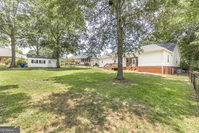 132 Hidden Creek Cir, Lizella, GA 31052 - view of fenced yard