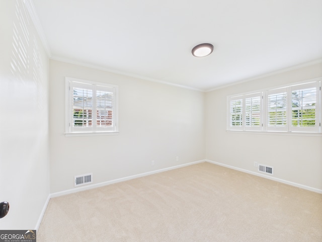 4630 Glenwood Dr, Macon, GA 31210 - unfurnished room with ornamental molding and light colored carpet