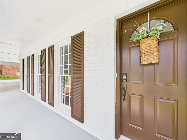 4630 Glenwood Dr, Macon, GA 31210 - entrance to property featuring covered porch and brick siding