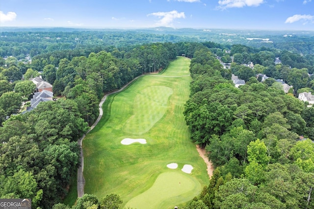 1065 Beacon Hill Xing, Alpharetta, GA 30005 - aerial overview of property's location featuring a golf course