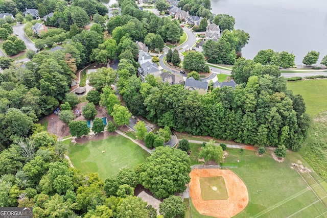 1065 Beacon Hill Xing, Alpharetta, GA 30005 - drone / aerial view of a tree filled landscape
