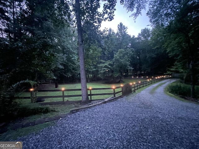 5491 Hiram Rd, Powder Springs, GA 30127 - view of property's community with a forest view