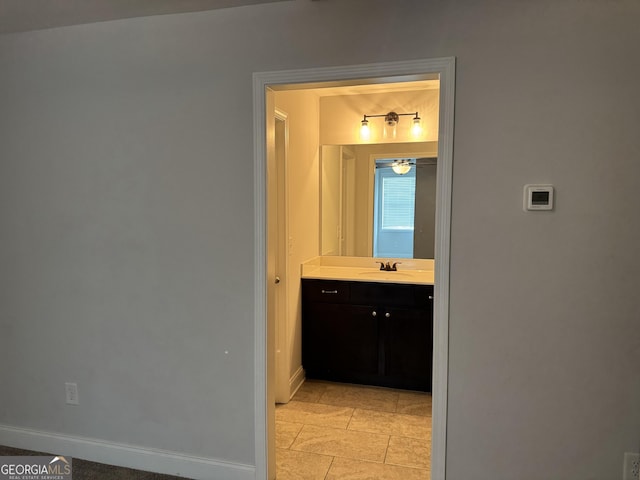 3891 Valley View Ct, Gainesville, GA 30501 - bathroom with vanity and baseboards
