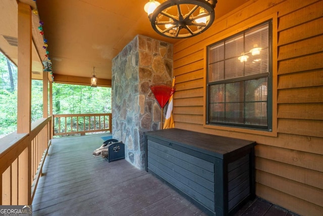71 Cohutta Forest Rd Unit 9, Chatsworth, GA 30705 - view of wooden porch