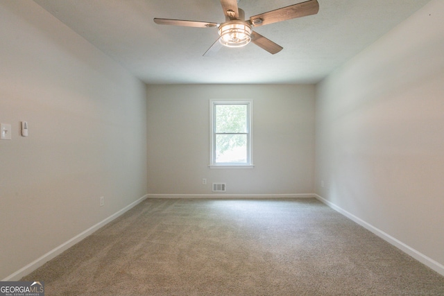 356 Waterway Trl, Powder Springs, GA 30127 - carpeted spare room with ceiling fan and baseboards