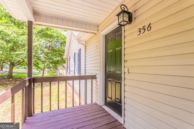 356 Waterway Trl, Powder Springs, GA 30127 - view of wooden deck