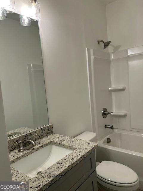 322 Heron St, Ball Ground, GA 30107 - bathroom featuring vanity and washtub / shower combination