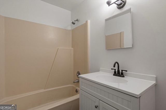 5861 Community Rd SE, Mableton, GA 30126 - bathroom featuring vanity and bathtub / shower combination