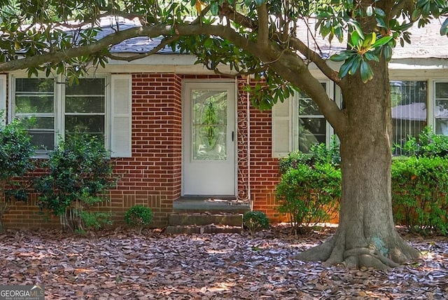 2850 Cherokee Rd, Athens, GA 30605 - doorway to property featuring brick siding