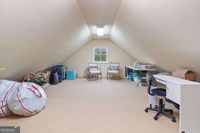 2118 Chatham, Dalton, GA 30720 - playroom with lofted ceiling and carpet