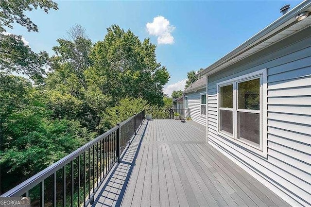 503 Rising Dr, Woodstock, GA 30189 - view of wooden terrace