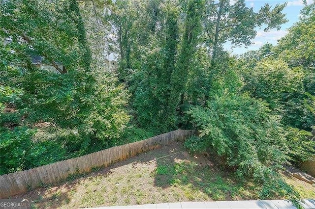 503 Rising Dr, Woodstock, GA 30189 - view of yard with a forest view