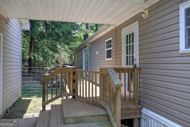 1525 Bailey Rd, Aragon, GA 30104 - view of wooden deck