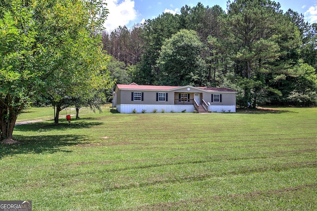 1525 Bailey Rd, Aragon, GA 30104 - manufactured / mobile home with a front lawn