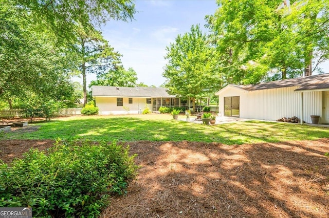 711 Chapman St, Blackshear, GA 31516 - view of yard featuring a patio area