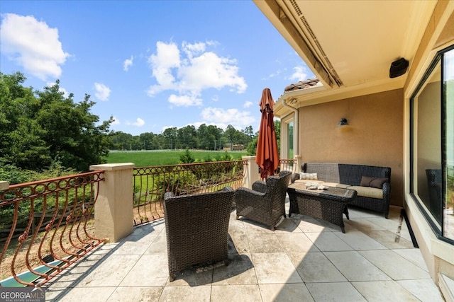 932 Shadowford Fls, Lithonia, GA 30058 - view of patio / terrace with an outdoor living space