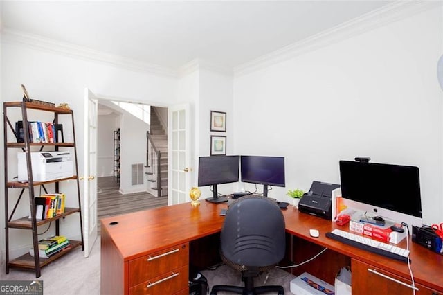 2516 Woolwich Ct, Acworth, GA 30101 - office featuring ornamental molding