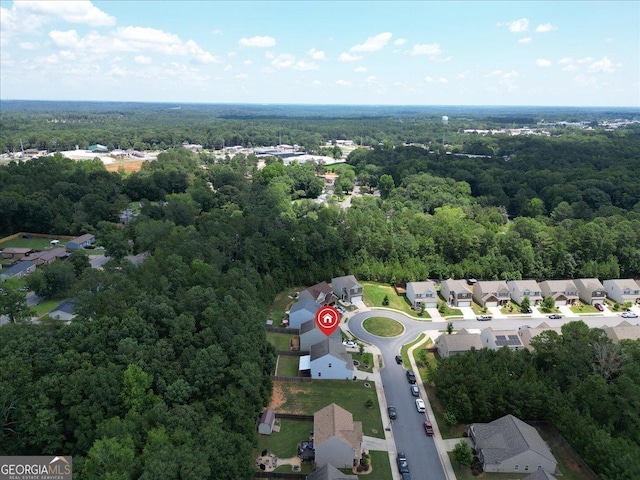 255 Morning Dr, Athens, GA 30606 - view of property location with a heavily wooded area and nearby suburban area