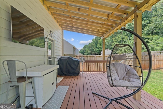 255 Morning Dr, Athens, GA 30606 - deck featuring grilling area