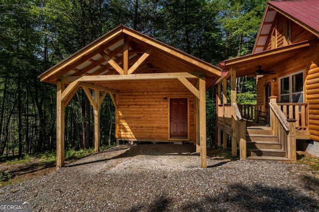 72 Bentley Cv, Murphy, NC 28960 - view of outdoor structure with a carport