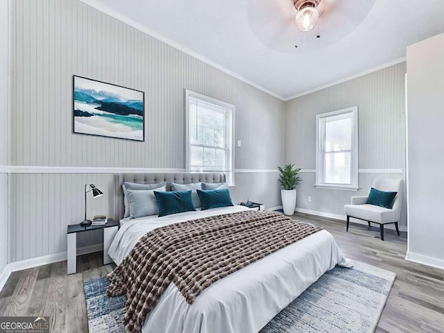 79 Hillside St, Nelson, GA 30151 - bedroom featuring ornamental molding and wood finished floors