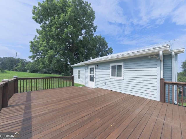 79 Hillside St, Nelson, GA 30151 - wooden terrace featuring a yard