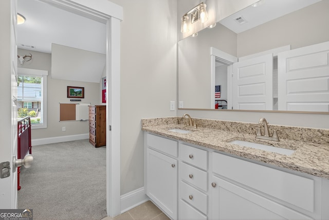 1145 Summerfield Ln, Bogart, GA 30622 - full bathroom featuring double vanity and baseboards