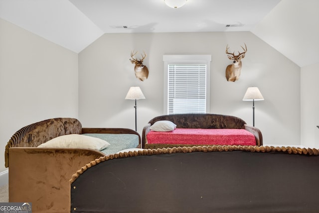 1145 Summerfield Ln, Bogart, GA 30622 - living area featuring vaulted ceiling and carpet